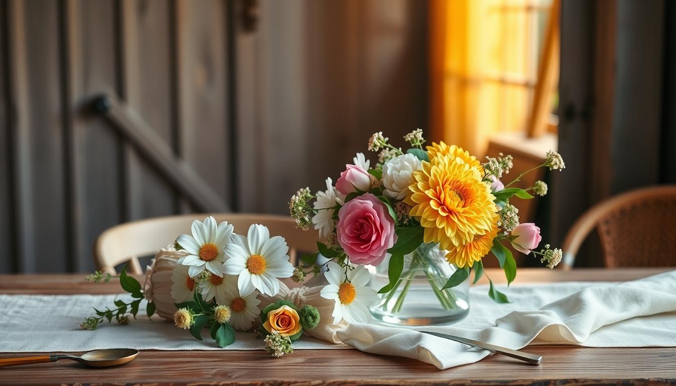 Seasonal flower arrangements
